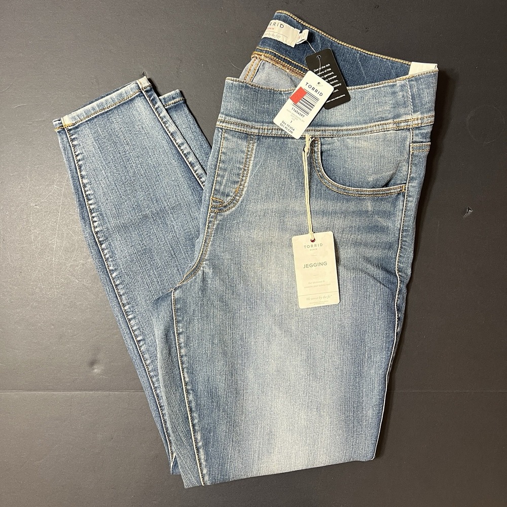 Torrid Women Blue Jeggings Lean Jean 1R Denim Jean NWT
